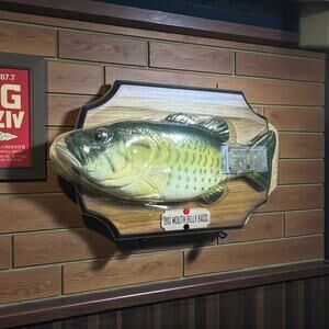 Big Mouth Billy Bass The Singing Sensation 1999 Gemmy Wall Mounted With Box
